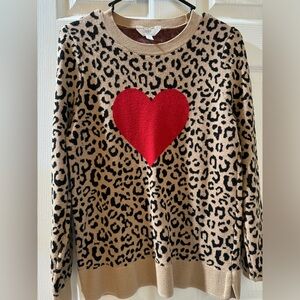 Cute heart sweater